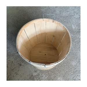 ตะกร้าปูไม้ใหม่ ทำจากไม้เอนกประสงค์ ตะกร้าใส่ปูไม้สำหรับเก็บอาหารทะเล 99 GOLD DATA ตะกร้าปูไม้ - Product Image 1