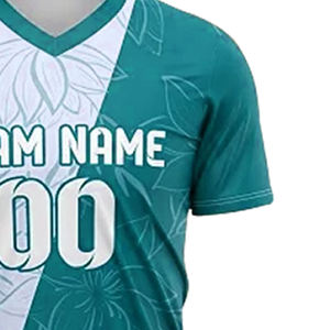 Outdoor Team Training Crew Neck Uniform for Adults Automated Cutting Soccer Jersey & Tops 100% Polyester Quick Dry Breathable - Product Image 5