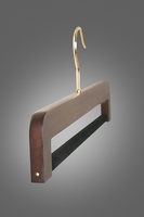 Cintre en bois naturel fait main, écologique et durable, à un seul niveau, avec encoches, pour la maison, le manteau, classique, moderne, de luxe, personnalisable