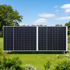 Panneau solaire monocristallin HJT 420W avec feuille arrière blanche et couvercle avant en verre certifié TUV - Product Image 3