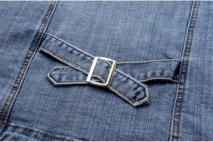 Chaqueta vaquera personalizada para mujer, prendas de vestir informales para mujer, chaqueta vaquera de otoño, abrigo abotonado, chaqueta vaquera de gran tamaño para mujer - Product Image 4