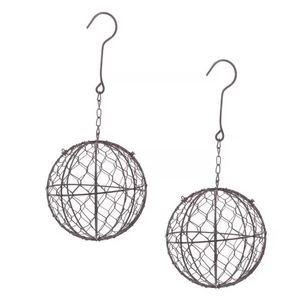 Modern Design Hanging Ornaments Silver Finished - Product Image 3