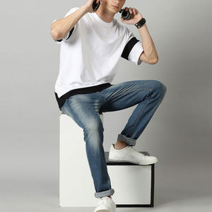 Camiseta de Hombre de Alta Calidad con Cuello Redondo, 100% Algodón, Manga Corta, Corte Regular, Casual, Ajustada, de Secado Rápido - Product Image 3