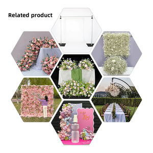 Promesa Otras flores decorativas Flores silvestres violetas Corredor de flores artificiales Accesorios DE BODA Flor decorativa - Product Image 5