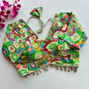 Nuevo bordado pesado con hermosa blusa de fiesta de lujo con estampado de posición para mujer - Product Image 6