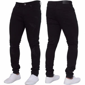 กางเกงยีนส์ขายาวมีซิปสำหรับผู้ชายกางเกงยีนส์กลางแจ้งมีกระเป๋าข้างใหม่ - Product Image 3