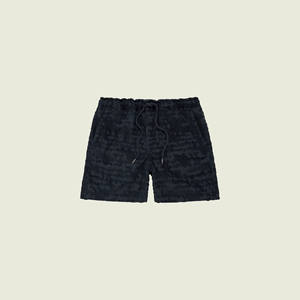 Short en coton personnalisé décontracté pour hommes, motif solide, nouvelle qualité, poids lourd, éponge française, cordon de serrage moyen, respirant 100% coton - Product Image 5