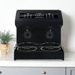 LAZO Cuiseur à induction Ramen coréen à double fente Machine à nouilles électrique commerciale pour les cuisines en libre-service et les restaurants coréens - Product Image 1