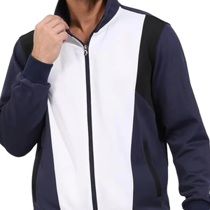 OEM ชุดวอร์มมีฮู้ดสำหรับผู้ชาย, ชุดวอร์มลำลองมีซิปเต็มตัวสำหรับใส่วิ่งวิ่งออกกำลังกายมีโลโก้ออกแบบได้ตามต้องการ - Product Image 1