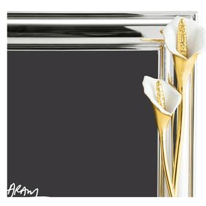 Cadre photo de luxe en aluminium style fleur dessus de table carré créatif personnalisé décoratif bonne qualité vente en gros d'usine - Product Image 3