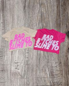 เสื้อยืดครอปแห้งเร็วระบายอากาศสำหรับผู้หญิงเสื้อยืดพิมพ์ลายเป็นมิตรกับสิ่งแวดล้อมผลิตในปากีสถาน - Product Image 3