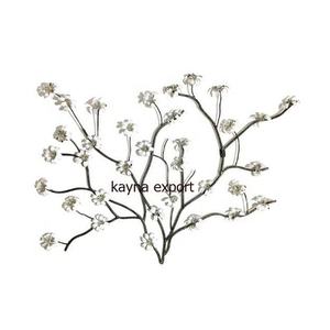 ที่ขายดีที่สุดโลหะเงาเสร็จสิ้นแฟนซี Wall Art สําหรับตกแต่งบ้านและโรงแรมผนังที่ไม่ซ้ํากัน Leaf ออกแบบโลหะใหม่เสร็จสิ้น Wall Art - Product Image 3