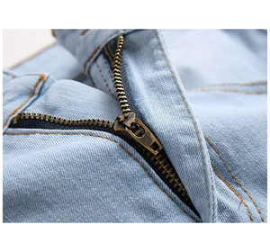 Vêtements décontractés à la mode jeans personnalisés coupe ajustée braguette à glissière hommes jeans pantalons pantalons pour hommes denim - Product Image 6