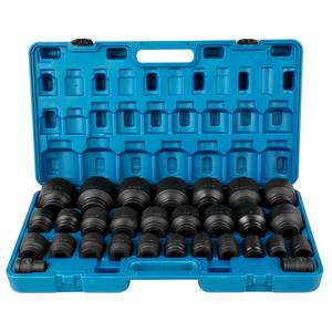 Clé à chocs ergonomique Vibrotherm de 3/4 pouces avec couple de 1 450 lb-pi et jeu de douilles à chocs de 29 pièces de 3/4 pouces avec fonction hexagonale - Product Image 2