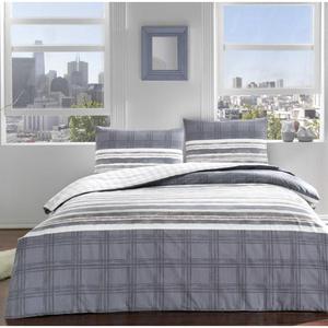 Taç Double Ranforce Ensemble housse de couette Sidra Bleu marine" - Product Image 1