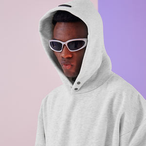 Sweat à capuche en coton pour hommes design personnalisé Sweats à capuche épais surdimensionnés vierges avec logo brodé Cordes à motifs imprimés en 3D - Product Image 4