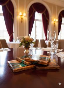 Los posavasos de nogal de diseñador más queridos para hogares y espacios de trabajo modernos al mejor precio - Product Image 4