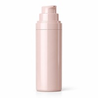 Flacon pompe airless rose poudré 100 ml, contenant cosmétique sous vide rechargeable pour sérum, lotion, fond de teint