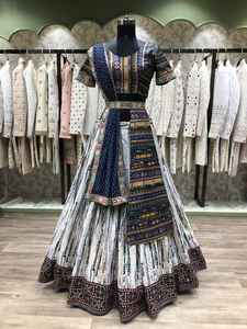 Traditional <b>Lehenga</b> Choli for Indian <b>Women</b> Beautiful Navratri Collections Party Wear <b>Lehenga</b> - Product Image 6