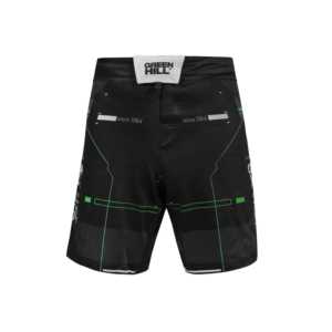 Pantalones Cortos de MMA Blancos de Diseño Personalizado GREEN HILL, Ropa de Poliéster Elástico para Grappling y BJJ para Gimnasio, Sublimados (10504) - Product Image 2