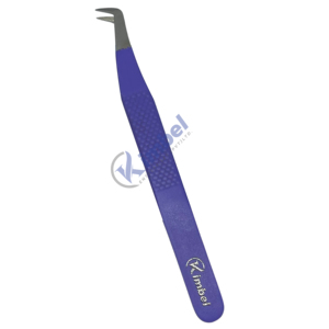 Hot Sale New Design Volume <b>Lash</b> Tweezers Stainless Steel Fiber Tip Precision 120mm for Manicure with Private Label - Product Image 5