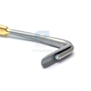 Retractor Ergonómico Aufricht con Iluminación de Fibra Óptica, Instrumento de Cirugía Endoscópica de 20 cm - Product Image 6