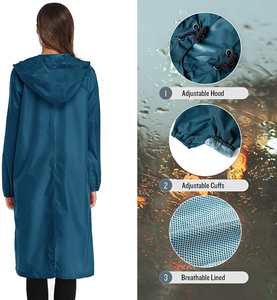 Impermeable de Poliéster Más Popular, Pantalones Impermeables Transpirables, Traje Impermeable con Capucha, Ropa Impermeable, Impermeable - Product Image 2