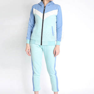 Survêtements personnalisés pour femmes Survêtement en coton de haute qualité pour les femmes Tenue décontractée Logo personnalisé Vente en ligne - Product Image 1