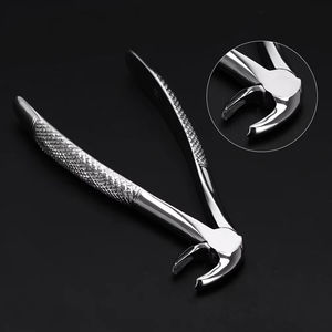 Quality Manual Dental Extraction Forceps English Pattern Deep Gripping Tool Lower Molars Fig.21 Stainless Steel <b>CE</b> Certified - Product Image 2