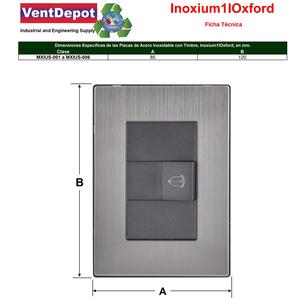 กริ่งประตูแบบมีแผ่นรองรับการรับรองมาตรฐาน, MXIUS-006, 10 ชิ้น, ปุ่มกดกริ่งประตู, 125-250VAC, 50/60Hz, สีเงิน/อ๊อกซ์ฟอร์ด, สแตนเลส/พีซี - Product Image 4