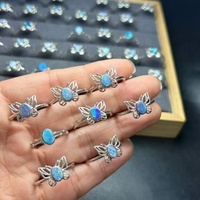 Opale naturelle d'Australie, argent sterling 925, haute qualité, tendance mode, Feng Shui, bague ajustable, opale de feu véritable et colorée