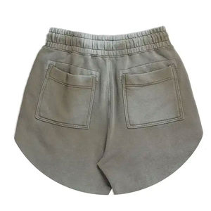 Short personnalisé pour homme Vintage Sweat Cotton French Terry Sun Faded Men Acid Washed Shorts professional Men Acid Wash Shorts - Product Image 5