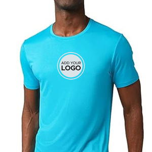 T-shirt d'entreprise personnalisé vêtements t-shirt blanc uni logo personnalisé polyester coton impression hommes sport golf t-shirt - Product Image 1