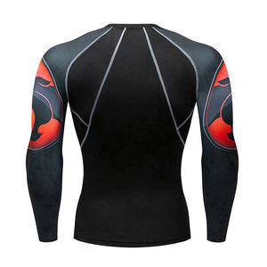 Alta calidad personalizado Rashguard 240 GSM sublimación impresión poliéster Spandex tela OEM logotipo y opciones de color - Product Image 2