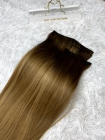 Extensions de cheveux Remy à clipser, prix d'usine en gros, 100% cheveux humains, extensions à clipser invisibles, trame invisible sans couture