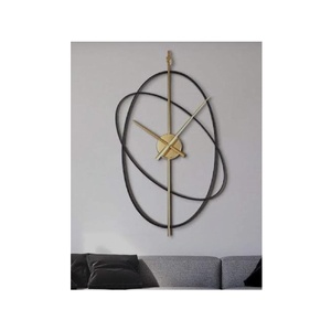 Classic Metal Roman Numerals Wall <b>Clock</b> Best for <b>Office</b> & Living Room - Product Image 2