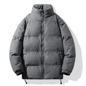 Chaqueta de Lona Personalizada de Alta Calidad al Mejor Precio para Hombre, Chaqueta Informal de Invierno Transpirable con Cierre Frontal y Tinte Liso - Product Image 3