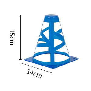 Marqueurs de sécurité souples et flexibles en PE de 15cm Marqueurs de terrain coupe-vent avec couleurs vives pour équipement d'entraînement - Product Image 2