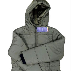 Chaqueta de invierno de alta calidad para mujer con diseño de plumas de pato, chaqueta acolchada teñida de poliéster liso - Product Image 6