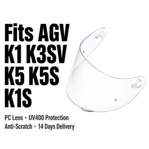 Visera de Repuesto para <span class=keywords><strong>Casco</strong></span> de Motocicleta con Tinte Iridium Racing Sport, Lente con Protección UV400 Antiarañazos para <span class=keywords><strong>AGV</strong></span> K1 K3SV K5 K5S K1S - Product Image 2