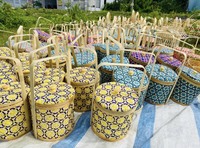 Panier-cadeau en bambou écologique tous les types meilleure usine de décoration intérieure en gros 2024