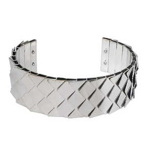 Urthn Réglable Mode Kada Rhodium Plaqué 1402206B Bracelets - Product Image 1