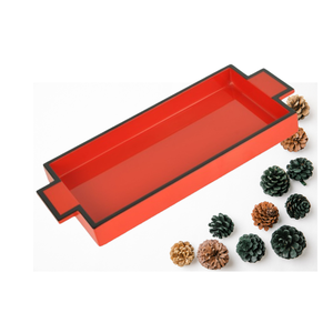 Bandeja de madera lacada Entrega rápida Artesanía ecológica Decoración para el hogar Diseño personalizado Arte popular multifuncional Hecho en Vietnam - Product Image 5