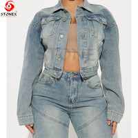 Ensemble coordonné en jean pour femmes et adolescentes - Style urbain, respirant, décontracté, avec options personnalisées