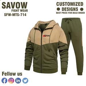 Conjunto Deportivo Casual para Hombre con Chaqueta Ligera, Pantalones con Cintura Ajustable y Tela Suave Diseñado para Uso Diario - Product Image 2