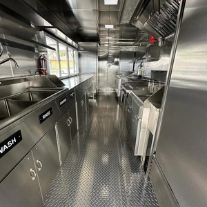 รถพ่วงขายอาหารเคลื่อนที่แบบมีระเบียง โครงอะลูมิเนียม ทนสนิม มาตรฐานอเมริกา พร้อมอุปกรณ์ครบครัน ขาย - Product Image 2