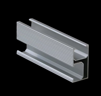 Support de fixation pour panneau solaire EuroHa ESR en aluminium anodisé argenté, épaisseur 2-4 mm, pour toiture en tuiles, garantie 10 ans, résistance au vent 60 m/s, expédition immédiate