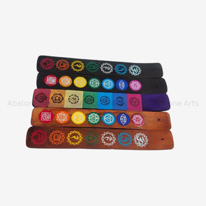 7จักระที่ดักเถ้าไม้ทาสีสีสันสดใส10นิ้ว7จักระไม้ทาสีหลากสี10 "L (ชุด7ชิ้น) - Product Image 3