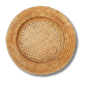 Versatile WOVEN RATTAN PLACEMATS CHARGER PLATES Eco-Friendly, <b>Decorative</b> <b>Table</b> <b>Accessories</b> and Everyday Use - Product Image 1