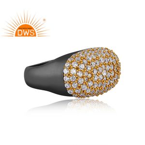 Anillo de declaración de piedras preciosas Cz Natural de plata de ley superventas, joyería personalizada para mujer, regalo para ella - Product Image 3